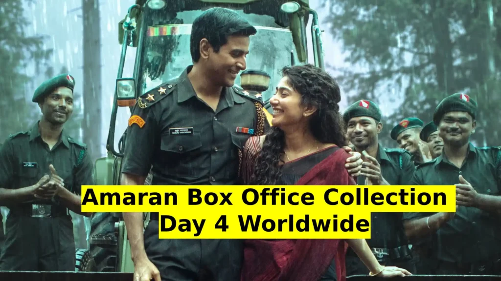 Amaran Box Office Collection Day 4 Worldwide