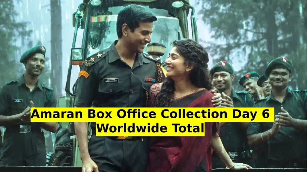 Amaran Box Office Collection Day 6 Worldwide Total