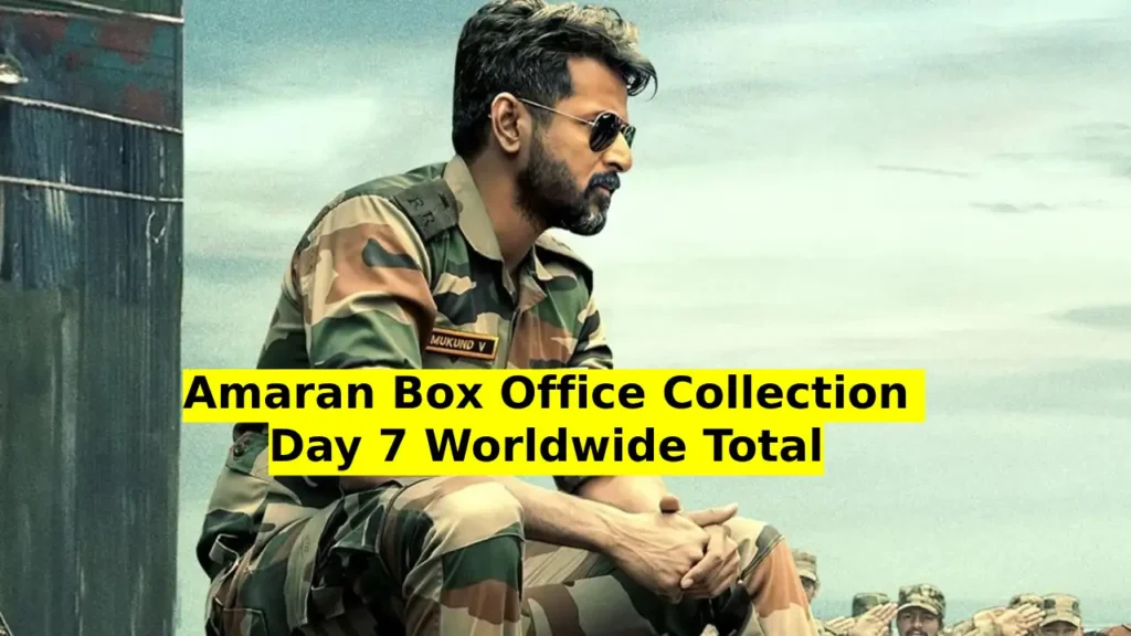 Amaran Box Office Collection Day 7 Worldwide Total