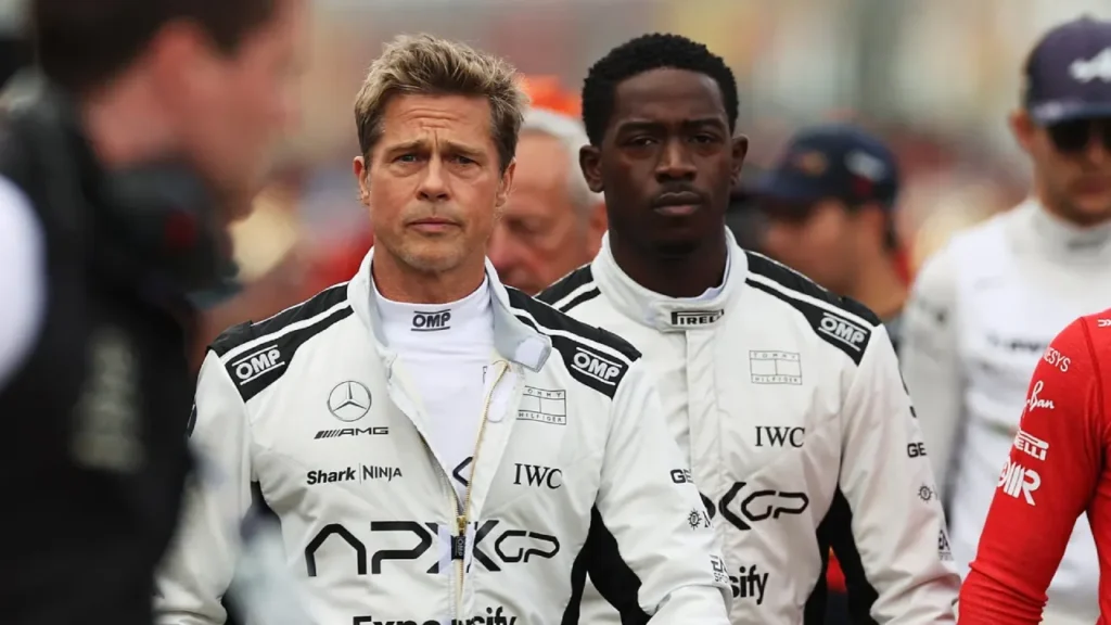 F1: The Movie - Brad Pitt and Damson Idris