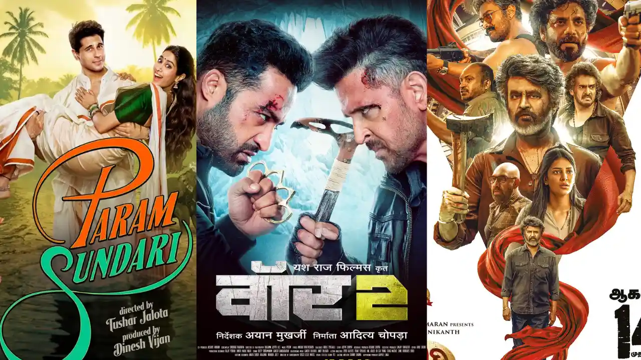 Friday Hindi Box Office Collection: Param Sundari Impresses, Coolie and War 2 Underperforms